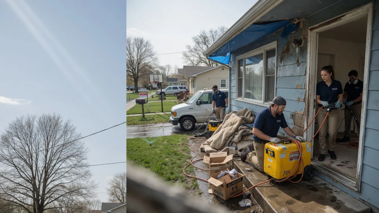 Basement Flood Cleanup in Leonard, MO near me